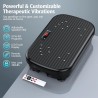 Plataforma vibratoria para drenaje linfático, tonificación y pérdida de peso, 150 kg de capacidad, ideal para cuerpo completo.