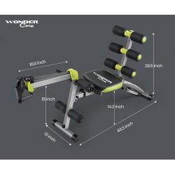 WONDER CORE 2 máquina de entrenamiento abdominal | Entrenamiento abdominal practico y seguro