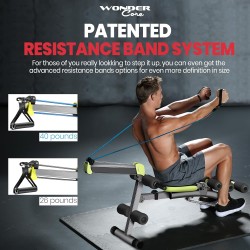 WONDER CORE 2 máquina de entrenamiento abdominal | Entrenamiento abdominal practico y seguro