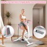 Máquina de sentadillas plegable para glúteos, piernas, abdomen y espalda, ideal para entrenamiento completo en casa.