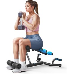 MERACH máquina de sentadillas profundas ajustable para glúteos, piernas y core, ideal para entrenamiento en casa.