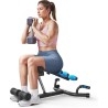MERACH máquina de sentadillas profundas ajustable para glúteos, piernas y core, ideal para entrenamiento en casa.