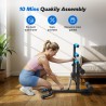 MERACH máquina de sentadillas profundas ajustable para glúteos, piernas y core, ideal para entrenamiento en casa.