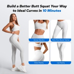MERACH máquina de sentadillas profundas ajustable para glúteos, piernas y core, ideal para entrenamiento en casa.