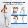 MERACH máquina de sentadillas profundas ajustable para glúteos, piernas y core, ideal para entrenamiento en casa.