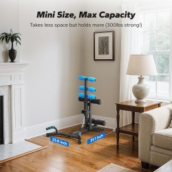 MERACH máquina de sentadillas profundas ajustable para glúteos, piernas y core, ideal para entrenamiento en casa.