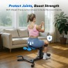 MERACH máquina de sentadillas profundas ajustable para glúteos, piernas y core, ideal para entrenamiento en casa.