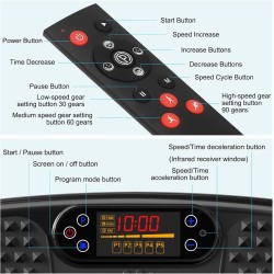 SoftGym plataforma vibratoria para drenaje linfático y tonificación, 204 kg de capacidad, ideal para entrenamiento corporal tota