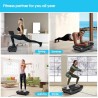 SoftGym plataforma vibratoria para drenaje linfático y tonificación, 204 kg de capacidad, ideal para entrenamiento corporal tota
