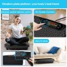 SoftGym plataforma vibratoria para drenaje linfático y tonificación, 204 kg de capacidad, ideal para entrenamiento corporal tota