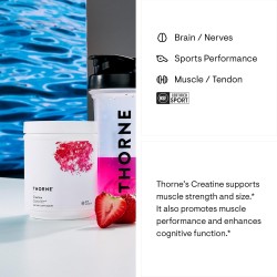 THORNE Creatina | Soporte para musculos sabor fresa