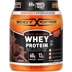 Body Fortress Proteina en polvo | Proteina de suero de leche con sabor a chocolate