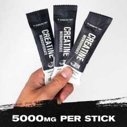 Paquetes de monohidrato de creatina Jacked Factory  suplemento diario creatina 0.18 onzas unisex apto para veganos 30 porciones