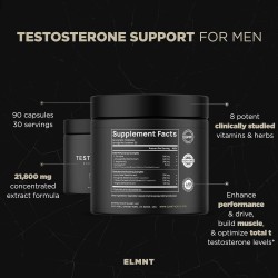 Píldoras Muscle Builder Suplemento de testosterona para hombres | Mejora de testorena en pildoras