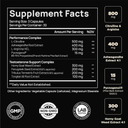 Píldoras Muscle Builder Suplemento de testosterona para hombres | Mejora de testorena en pildoras