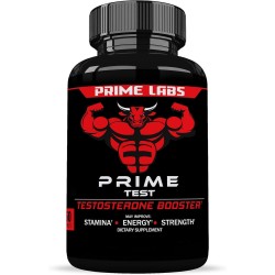 Potenciador de testosterona natural para hombres Prime Labs Prime Test Rendimiento y fuerza, 60 cápsulas