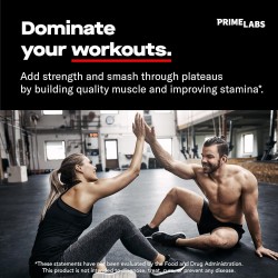 Potenciador de testosterona natural para hombres Prime Labs Prime Test Rendimiento y fuerza, 60 cápsulas