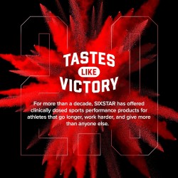 Six Star preentrenamiento Explosion 2.0, Fruit Punch, con beta-alanina y cafeína, 30 porciones para energía y rendimiento.