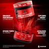 Six Star preentrenamiento Explosion 2.0, Fruit Punch, con beta-alanina y cafeína, 30 porciones para energía y rendimiento.