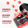 Test X180 Gummies Booster de testosterona | Gomitas de testosterona con sabor a ponche de bayas
