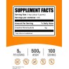 BulkSupplements creatina monohidrato pura 99.99%, polvo micronizado para energía, fuerza y rendimiento pre y post entrenamiento.