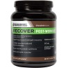 Suplemento post-entreno con proteína whey, BCAA y granada para recuperación muscular. Sabor chocolate.