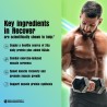 Suplemento post-entreno con proteína whey, BCAA y granada para recuperación muscular. Sabor chocolate.