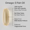 Sports Research Aceite de pescado Omega 3 de triple fuerza | Con omega 3 y libre de gluten