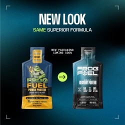 Frog Fuel Power: colágeno nano-hidrolizado post-entreno. Sin gluten, grasa ni azúcar. 22 aminoácidos. Sabor bayas.