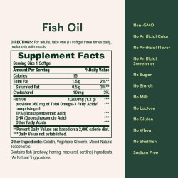 Nature's Bounty Aceite de pescado | Pildoras de liberacion rapida con Omega 3