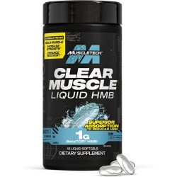 Muscletech Suplemento musculo claro | Pildoras claras libre de acido para musculos