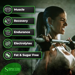 Species Amino Evolved: EAA y BCAA fermentados para recuperación y resistencia. Pre y post entrenamiento.
