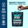 BEAST BITES - Gomitas de creatina | Gomitas de creatina con sabor a  frambuesa azul