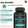 Vital Vitamins - Píldoras de colágeno múltiple | Antienvejecimiento y alimentado con pasturas