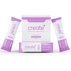 Monohidrato Create de creatina en polvo de una sola porción – 0.18 oz de creatina Creapure Sin azúcar, vegano, sin OMG