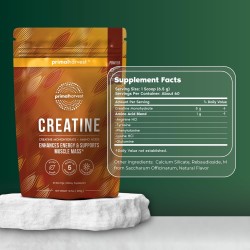 Suplemento en polvo de creatina Primal Harvest fitness, entrenamientos y crecimiento muscular Unisex