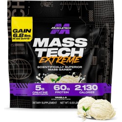 Muscletech Mass Tech Extreme 2000 Mass Gainer | Aumento de musculo y de recuperacion