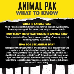 multivitamínico marca Animal Pak Unisex paquete diario de vitaminas y suplementos todo en uno