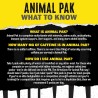multivitamínico marca Animal Pak Unisex paquete diario de vitaminas y suplementos todo en uno