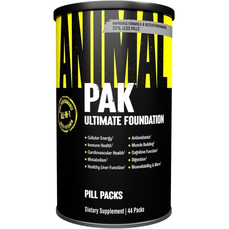 multivitamínico marca Animal Pak Unisex paquete diario de vitaminas y suplementos todo en uno multivitamínico marca Animal Pak Unisex paquete diario de vitaminas y suplementos todo en uno