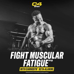 Polvo pre-entreno Cellucor con creatina 135mg de cafeína y mezcla de beta-alanina de rendimiento