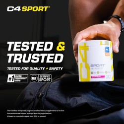 Polvo pre-entreno Cellucor con creatina 135mg de cafeína y mezcla de beta-alanina de rendimiento