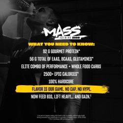 Mutant Mass Extreme Gainer - Proteína de suero en polvo | Limpio de calorias y construccion de tamaño muscular