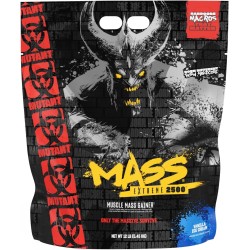 Mutant Mass Extreme Gainer - Proteína de suero en polvo | Limpio de calorias y construccion de tamaño muscular