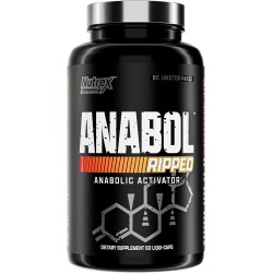 Nutrex Research Anabol Ripped – Constructor muscular anabólico para hombres, suplemento 2 en 1 para construir músculo y definir
