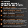 Nutrex Research Anabol Ripped – Constructor muscular anabólico para hombres, suplemento 2 en 1 para construir músculo y definir