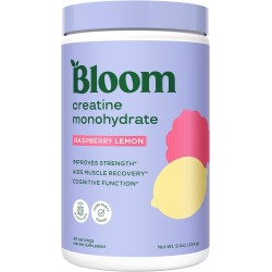 Bloom Nutrition Ceatina en polvo, 0.18 oz por porción, apoya la recuperación muscular, fuerza, resistencia, antes o después del