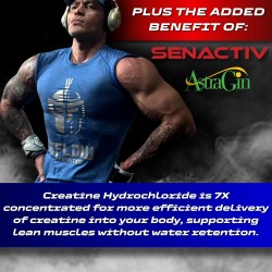 eFlow - Cápsulas de creatina | constructor muscular, resistencia y fuerza