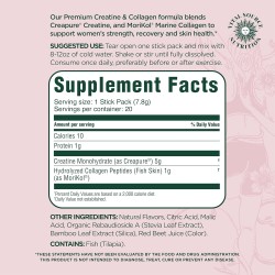 Vital Source Nutrition - Paquetes de creatina y colágeno en barra