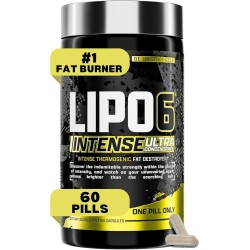 Nutrex Research Lipo6 Black Intense Ultra Concentrate, quemador de grasa abdominal termogénico para hombres y mujeres